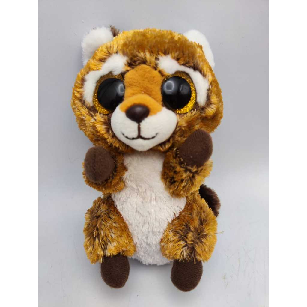 Pelúcia Rusty Ty Beanie Boos Guaxinim 15cm