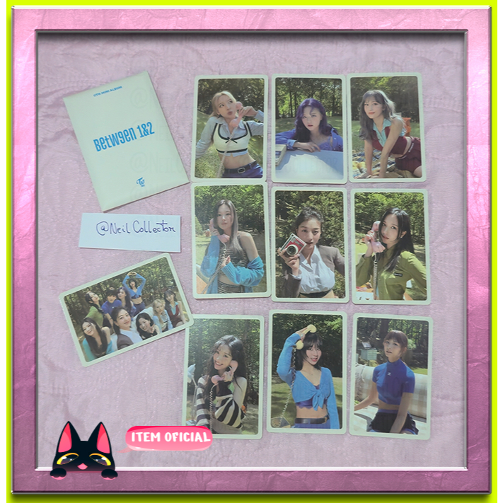 Photocard oficial TWICE Between 1&2 POB pathfinder photocard Chaeyoung MOMO Nayeon photocard oficial