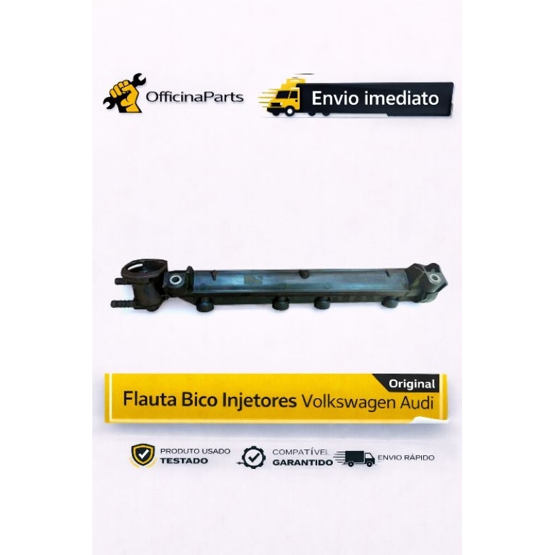 Flauta Bicos Injetores VW Golf MK3 Seat Córdoba Ibiza Audi A3 1.6 SR EA113 AKL Original06A 133 317A