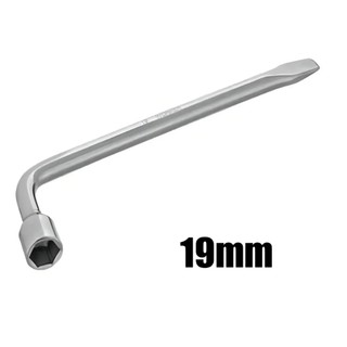 Chave De Roda Universal L Com Espatula 19mm Profissional Carro Aço Reforçado