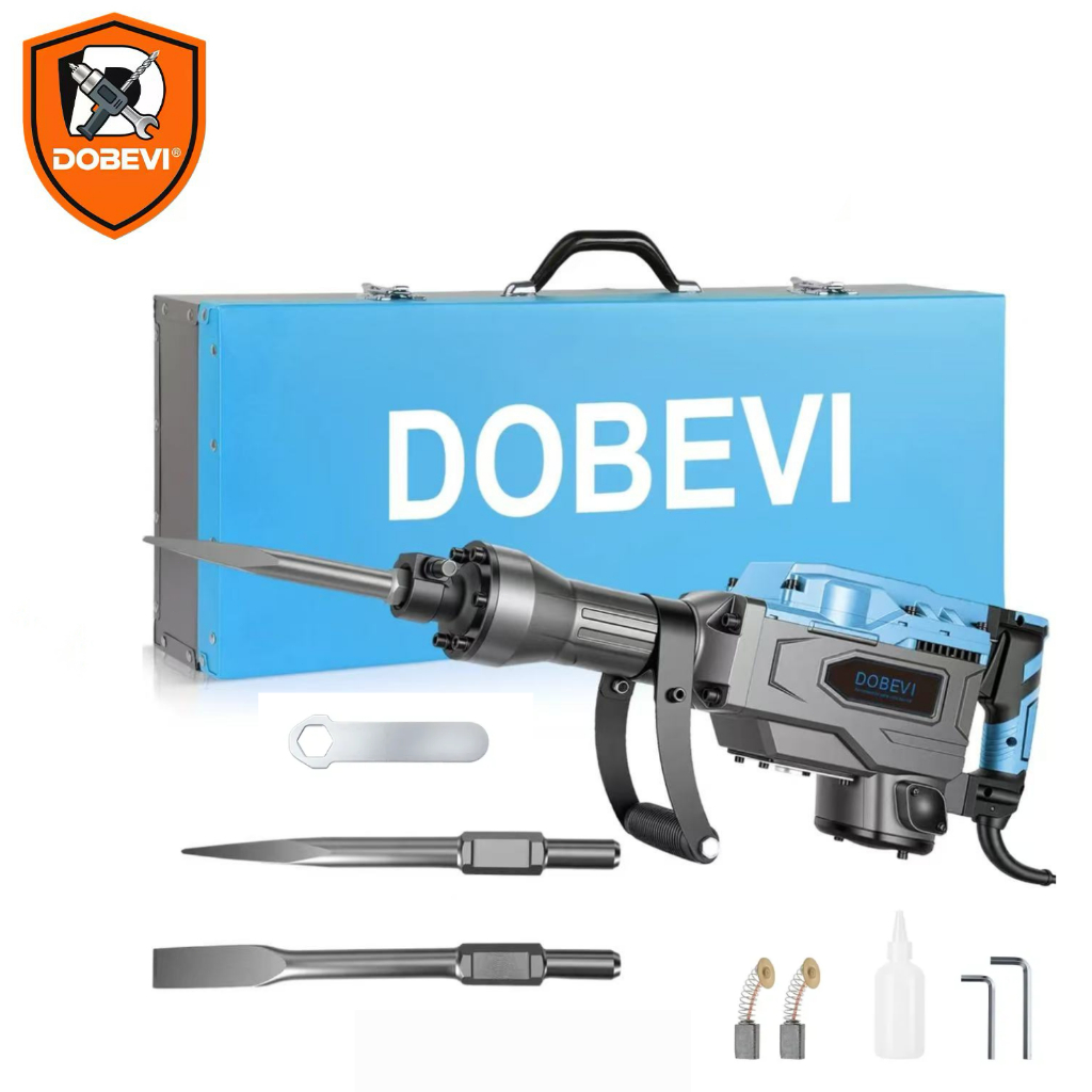 Martelete demolidor rompedor 3500W cor azul aco Dobevi