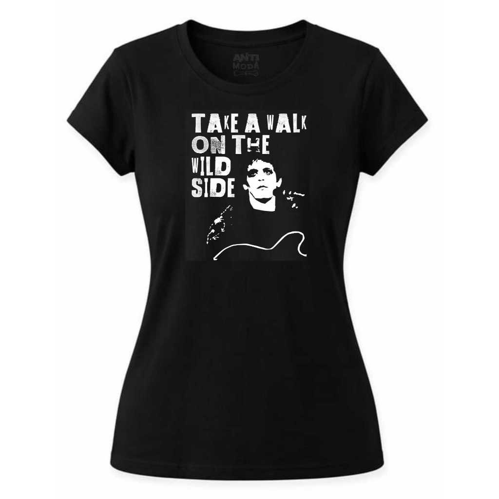 Camiseta Baby Look bandas rock punk velvet underground Lou Reed