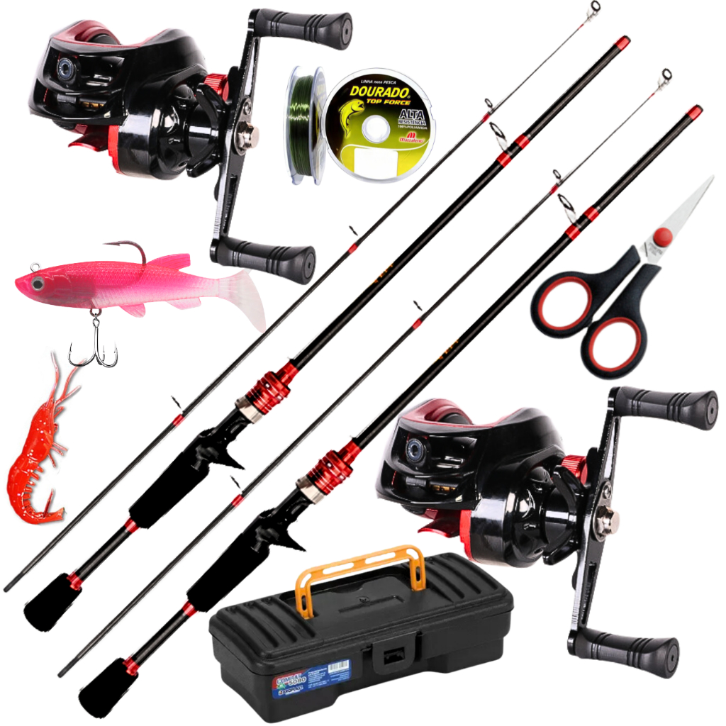 Carretilha de Pesca Anticabeleira Drag 10kg Manivela Esquerda Direita Vara Carbono Isca Artificial