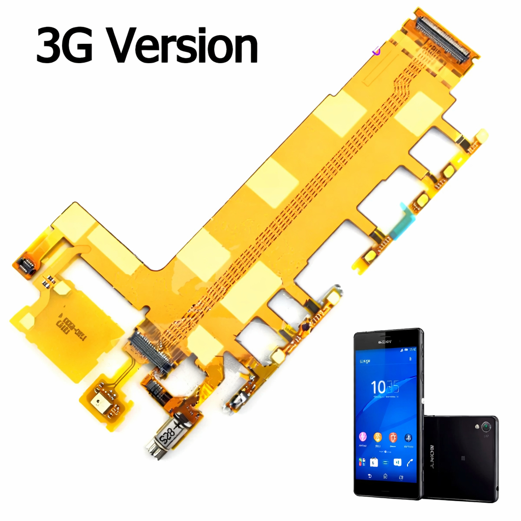 Peça Cabo Flex compatível com Celular SONY Xperia Z3 (Versão 3G) Power / Volume
