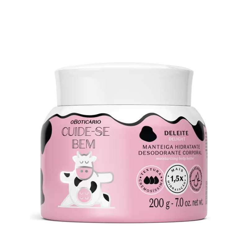 Manteiga Hidratante Corporal Deleite Boticario 200g Original Pronta Entrega