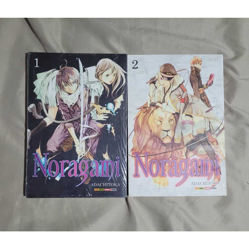 Mangá Noragami Vols. 1 e 2 Lote Panini 1 Lacrado 2 Aberto Avariado Oferta Coleção (LEIA A DESCRIÇÃO)