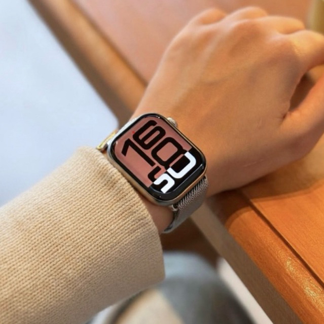 Smartwatch W10 Mini Série10 41mm Microwear Ideal para Pulsos Finos - 2 pulseiras, película + Case