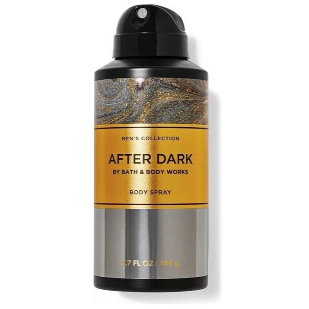 BATH & BODY WORKS BODY SPRAY MEN'S AFTER DARK 104G