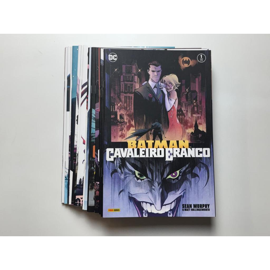 Kit HQ Batman: Cavaleiro Branco (8 vol.) + A Maldição do Cavaleiro Branco (9 vol.) – Série Completa