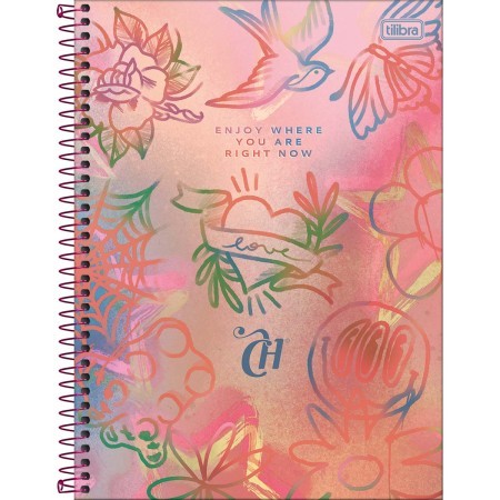 Caderno Universitário Connect 12 Matérias | 192 Folhas | Capricho e Magic