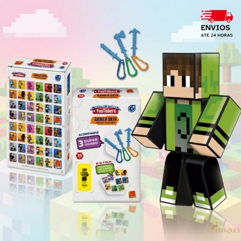 Boneco Cadres 35 cm Com 3 Chaveiros Ferramenta Gamer Skin