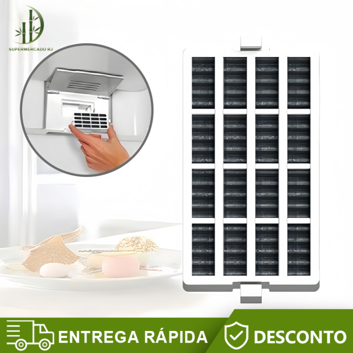 Filtro Geladeira Antibactéria Refrigerador Longa Duração Compativel Consul Crm56 Brastemp