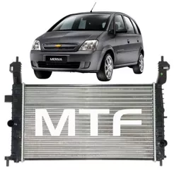 Radiador Água Gm Meriva 2002 a 2012 1.8 Com Ou Sem Ar Condicionado MTF