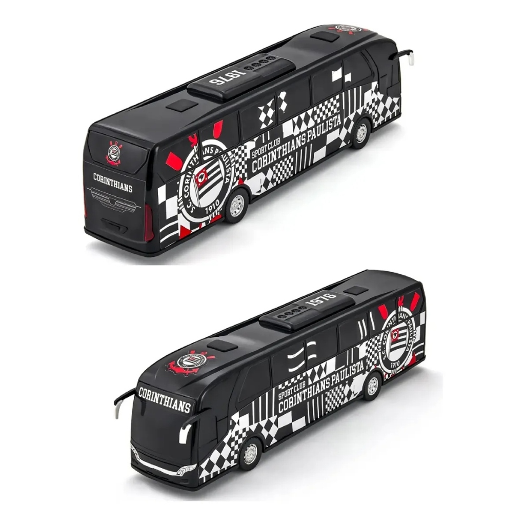 Brinquedo Ônibus Do Corinthians Réplica Timão Original Licenciada - Usual Brinquedos