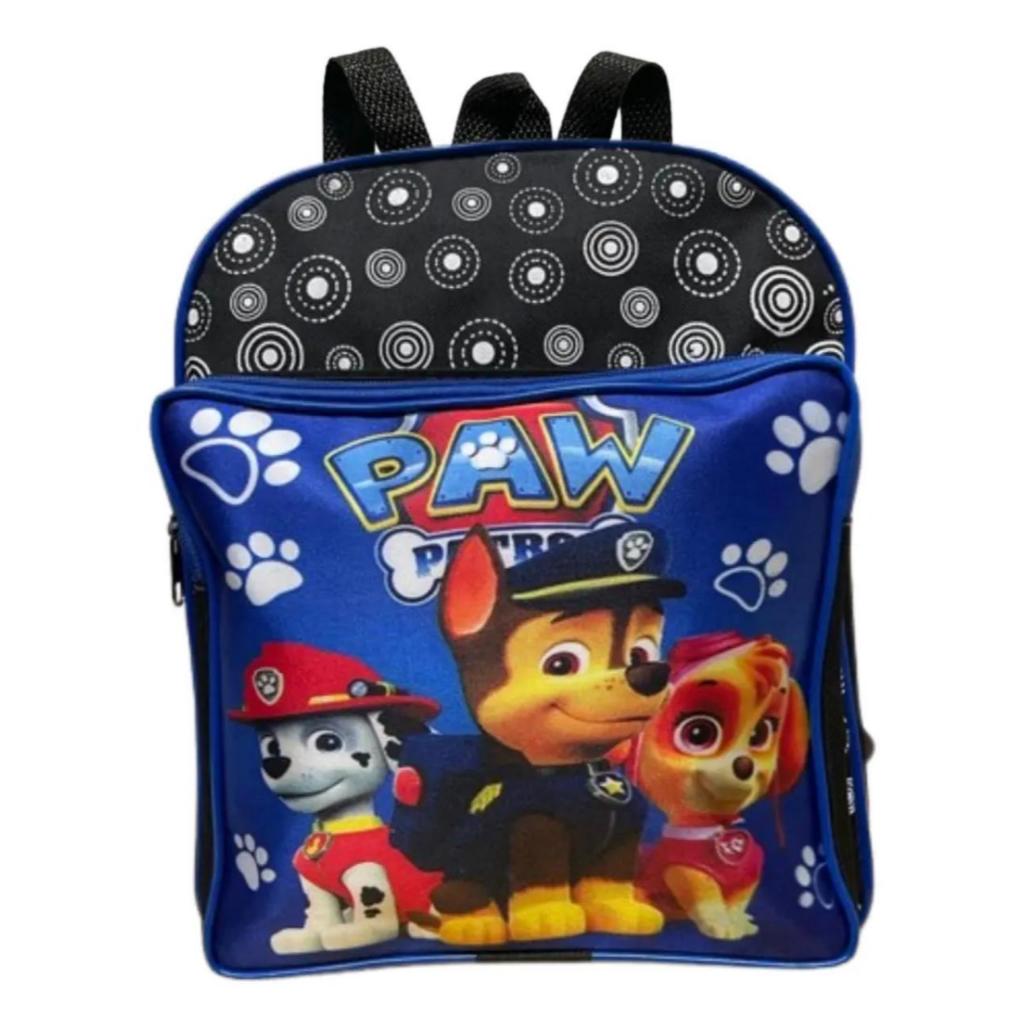 Mochila Bolsa Mala Escolar Personagens Patrulha Canina, Sonic, Homem Aranha envio imediato