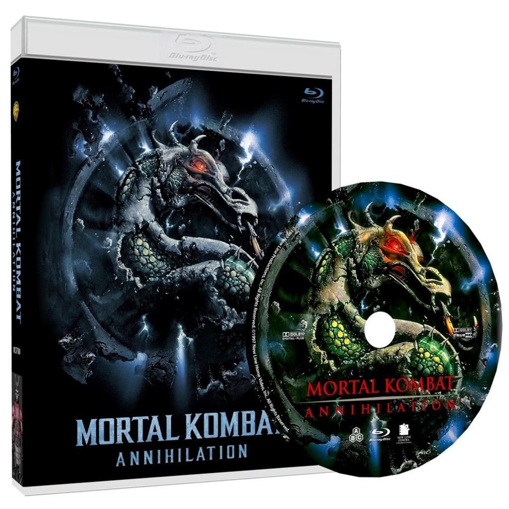 Blu-ray Filme Mortal Kombat 2: A Aniquilação - 1997 - Edição completa + Extras em alta definição em bluray