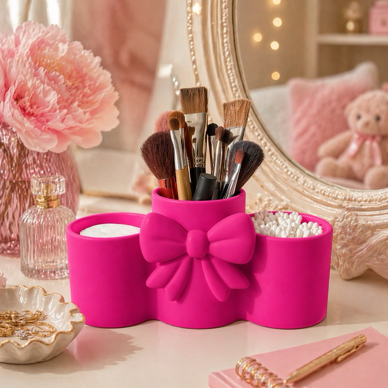 Organizador De Maquiagem Porta Pincel Porta Lápis Porta Caneta Decorativo Para Penteadeira