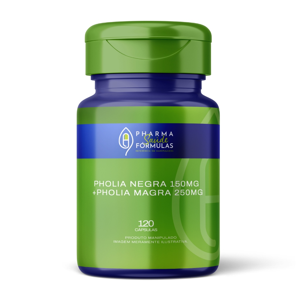 Pholia Negra 150mg + Pholia Magra 250mg 120 Cápsulas