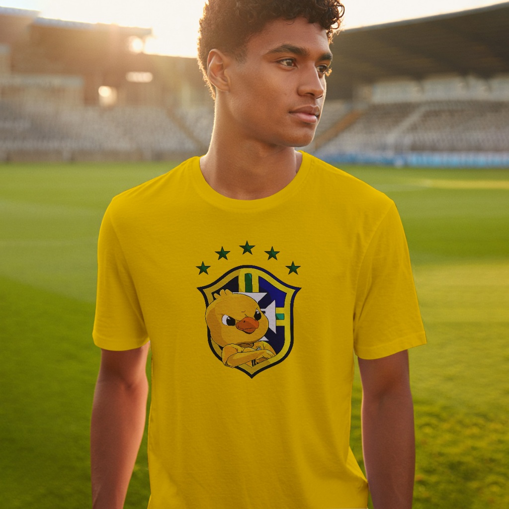 Camisa Camiseta Brasil Seleçao Brasileira Canarinho Pistola Copa Torcida REF 3599 -