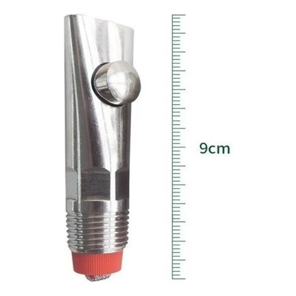 Detalhes do Kit 3 Bebedouro Suíno Automatico Chupeta Tipo Bite Ball 9cm Cor Inox