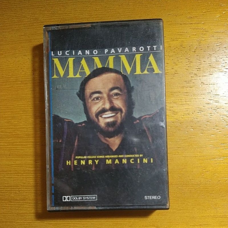 Fita K7 cassete Luciano Pavarotti, Mamma, raridade original de 1984