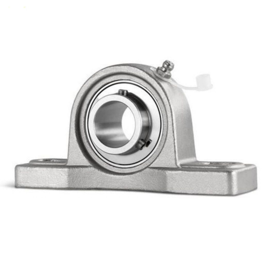 Mancal Pedestal Inox Sp210 + Rolamento Suc210 Aço Inox Eixo 50 mm