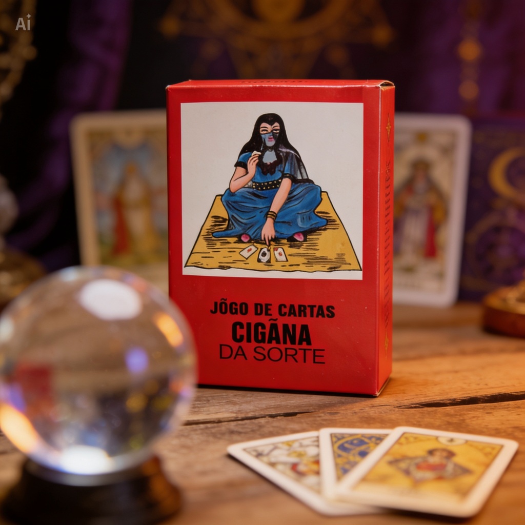 Baralho Cigana Da Sorte Tarot Marselha Deck 36 Cartas + manual de instruções !