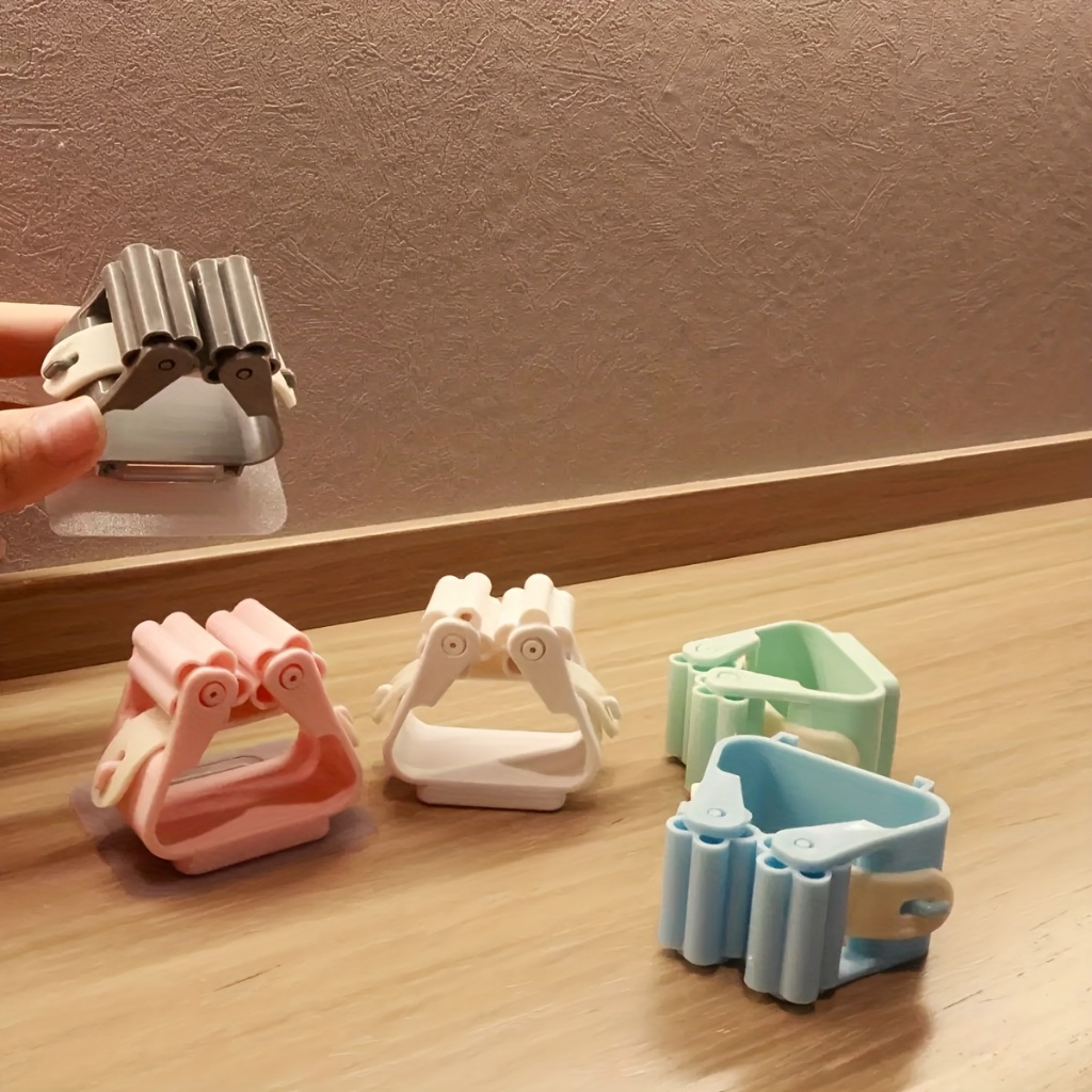 3 Suporte Vassouras E Rodo Suporte De Parede Fortalecer Gancho De Cozinha Banheiro Cabo Vassoura