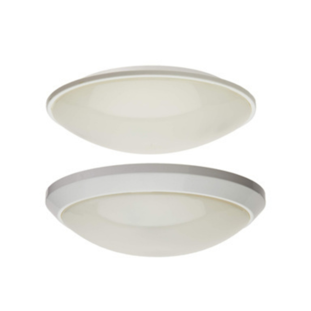 KIT C/30 Plafon Eclipse Interneed 310mm 110 W Branco S/Borda e C/Borda E-27 127/220 V Casa Lâmpada Iluminação