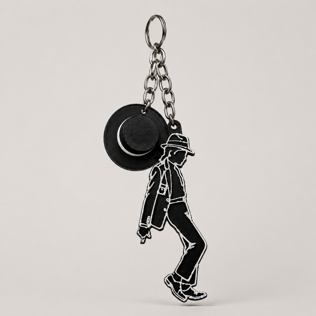 Chaveiro Michael Jackson Ídolo Musical Presente Lembrancinha Brinde Festa Atacado