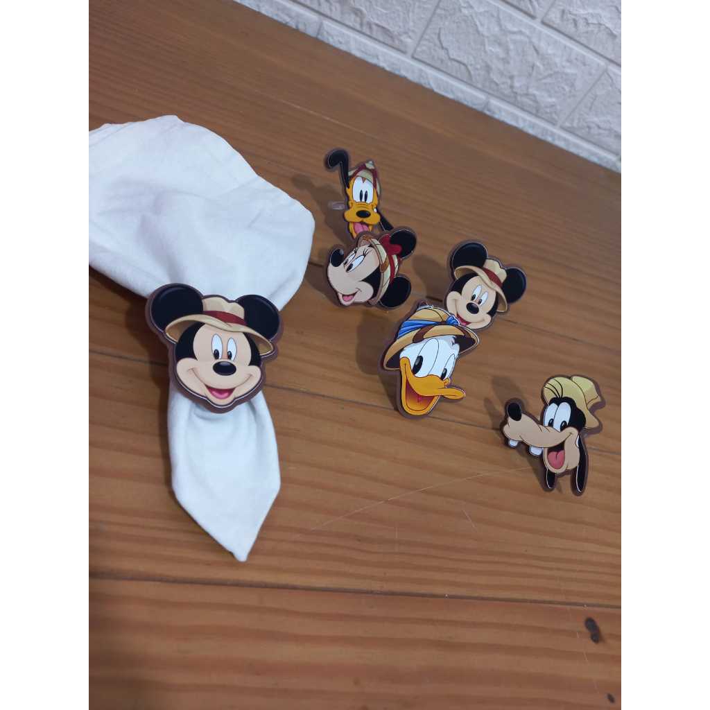 Porta Guardanapo Turma do Mickey Safari