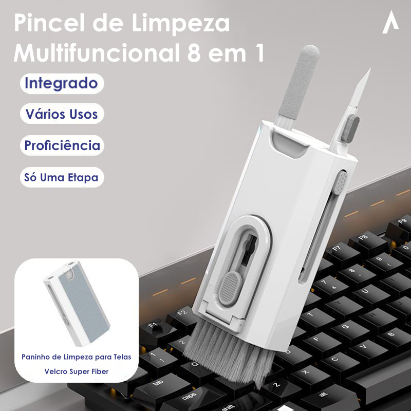 8 Em 1 Pincel De Limpeza Para Fone De Ouvido Airpods Pro Macbook Laptop Teclado Celular Tela Suporte Android Smartphone