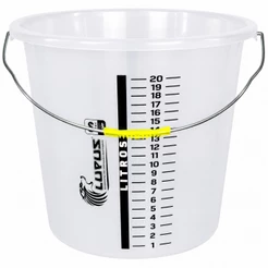 Balde Graduado Transparente Com Capacidade de 20L (2046) - Lupus