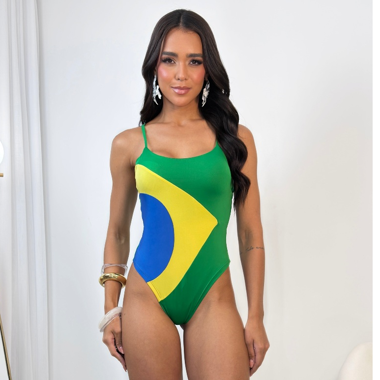 Body Suplex Brasil Com Alcinha Bori Copa Do Mundo 2026