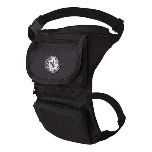 Bag Pochete De Perna Tática 5 Compartimentos impermeavél Cartucheira Motoboy Camping Paintball Pesca