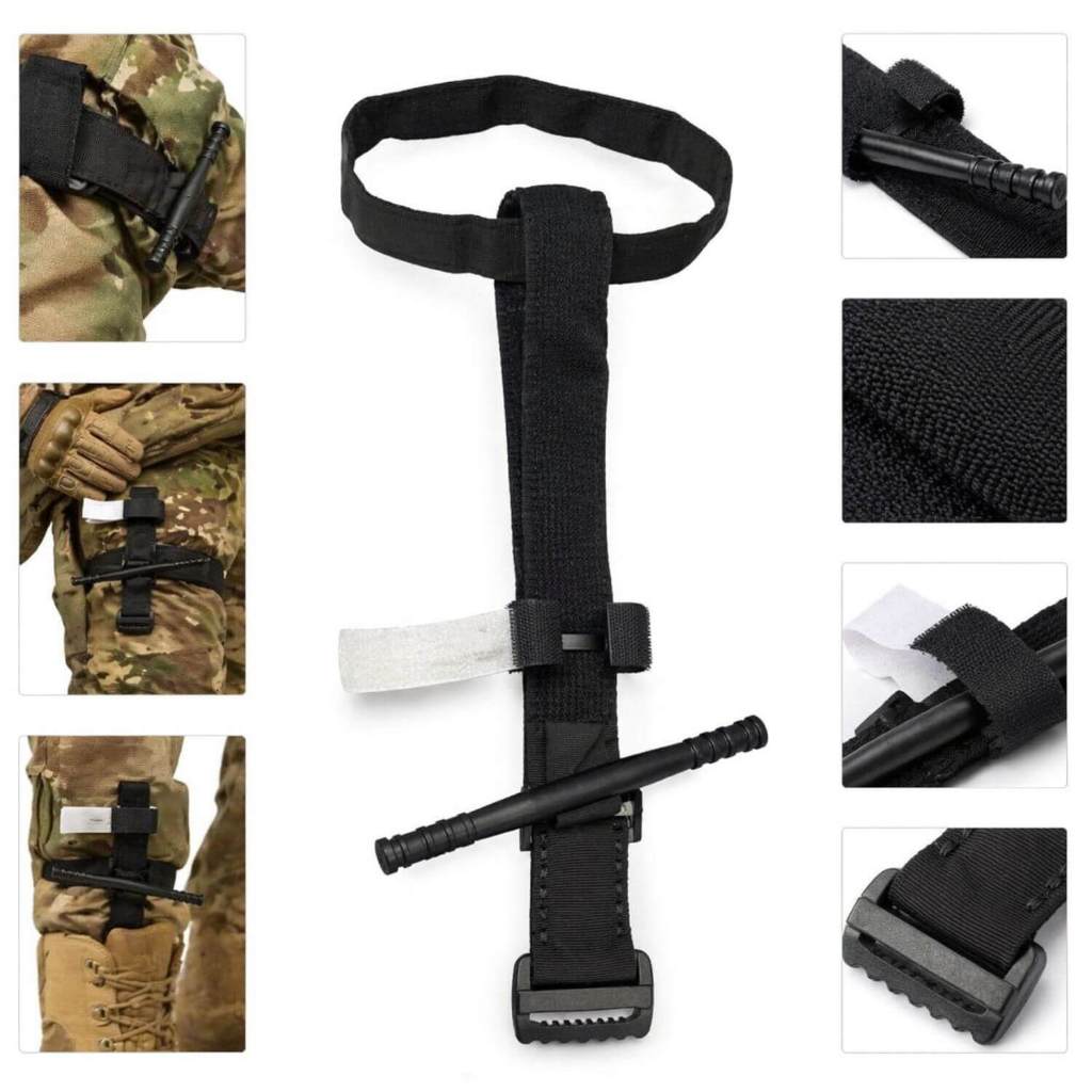 Torniquete Tático APH Primeiro Socorros Emergência Kit Resgate Profissional Premium Top