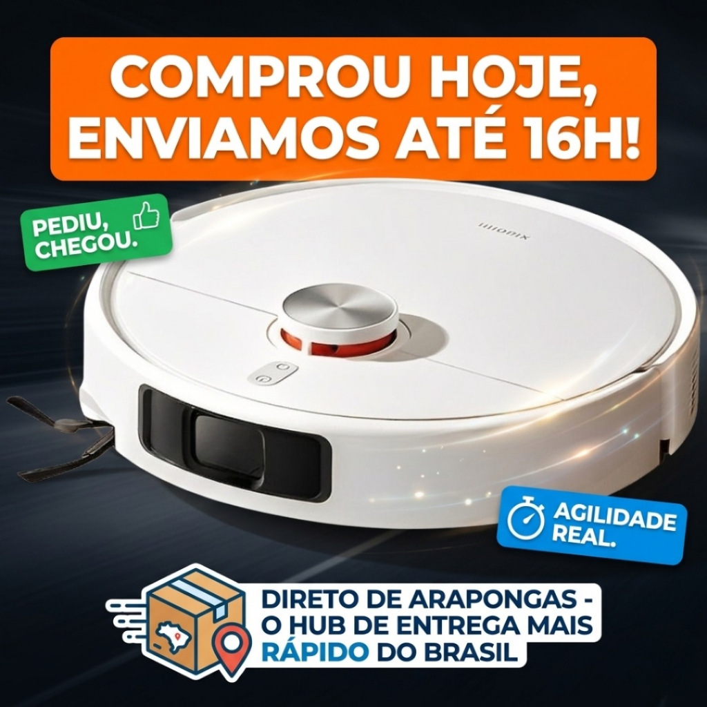 Robô Aspirador Xiaomi S40 Mapeamento Laser Lidar Aspira Passa Pano Envio Todo Brasil Pronta Entrega