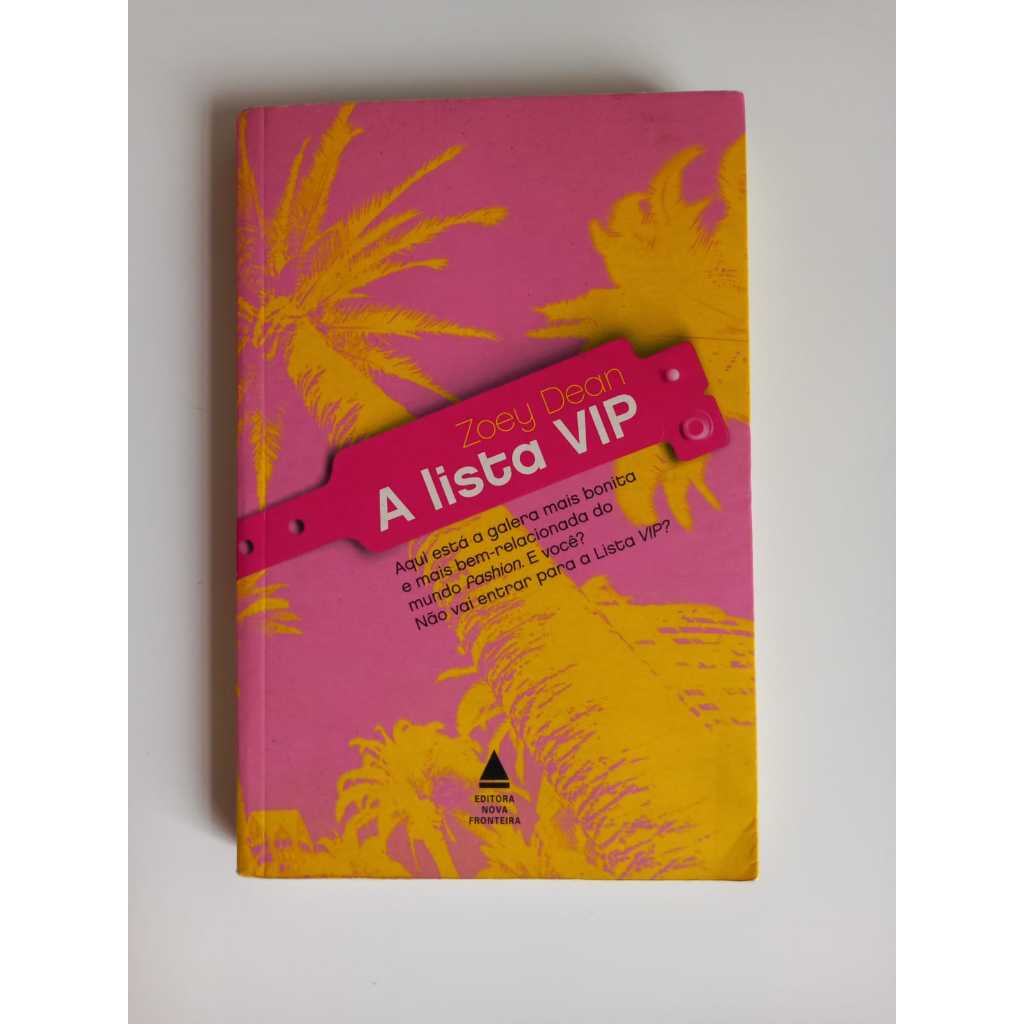 Livro A Lista Vip - Zoey Dean