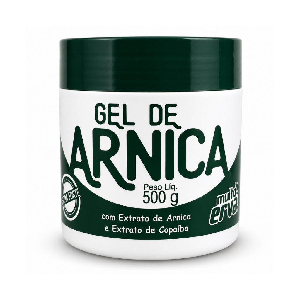 Gel De Arnica Multy Ervas Demazon 500g Massageador Refrescante Pernas E Pés
