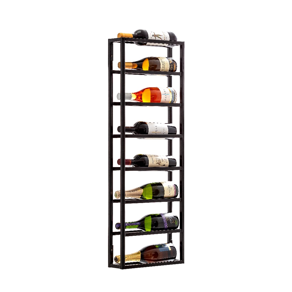 Adega de Parede Vinhos e Bebidas Suspensa em Metal – Moderna, Elegante e Funcional