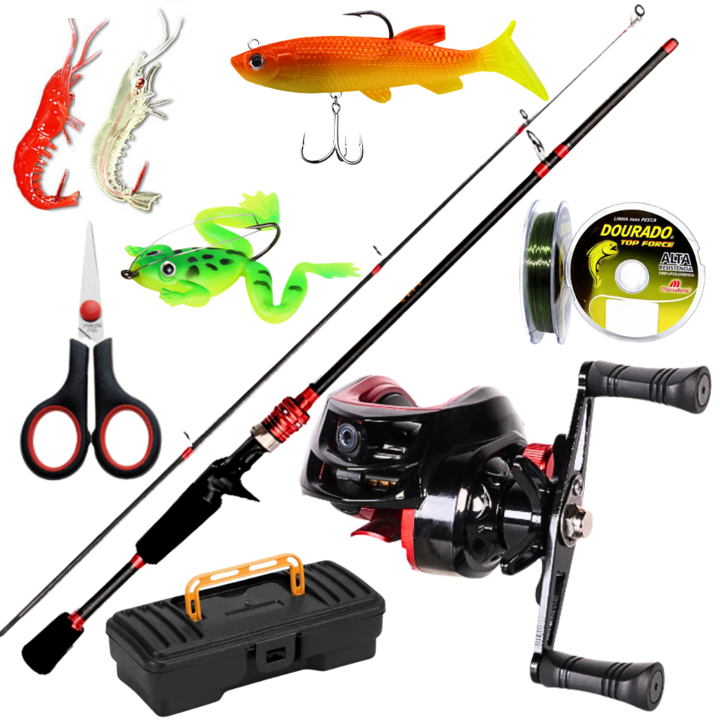 Carretilha de Pesca Anti Cabeleira Arrasto 10kg Mão Lado Manivela Vara Carbono Isca Artificial Mar