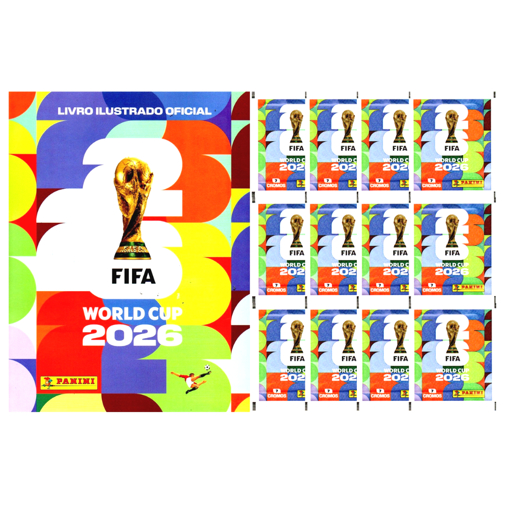 Álbum Copa Do Mundo 2026 +84 Figurinhas (12 Env)
