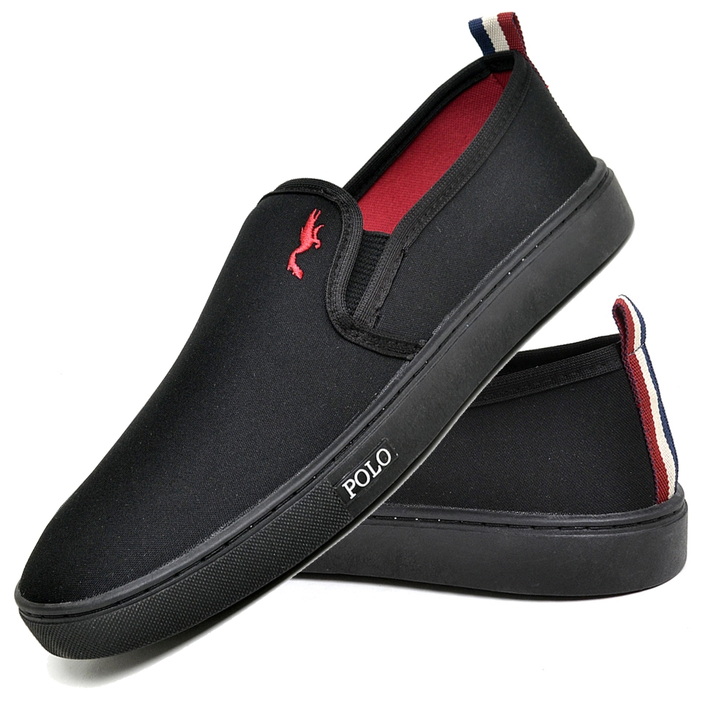 Tenis Masculino Polo Blu Modelo Slip on Leveza e Lazer Calce Fácil