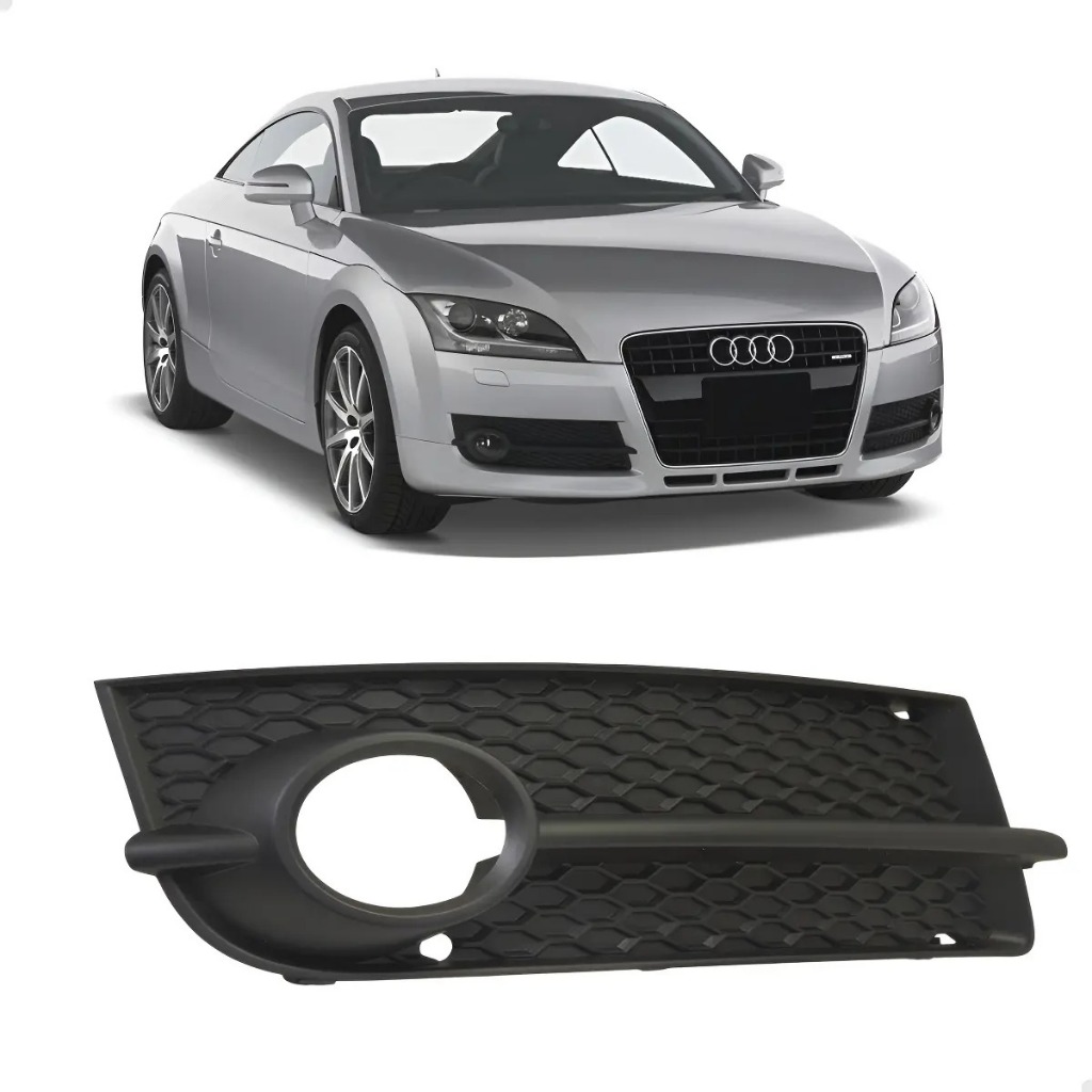 Grade Moldura Farol Milha Dianteiro Audi Tt 2007 2008 2009 2010 Direito Passageiro 8J0807682
