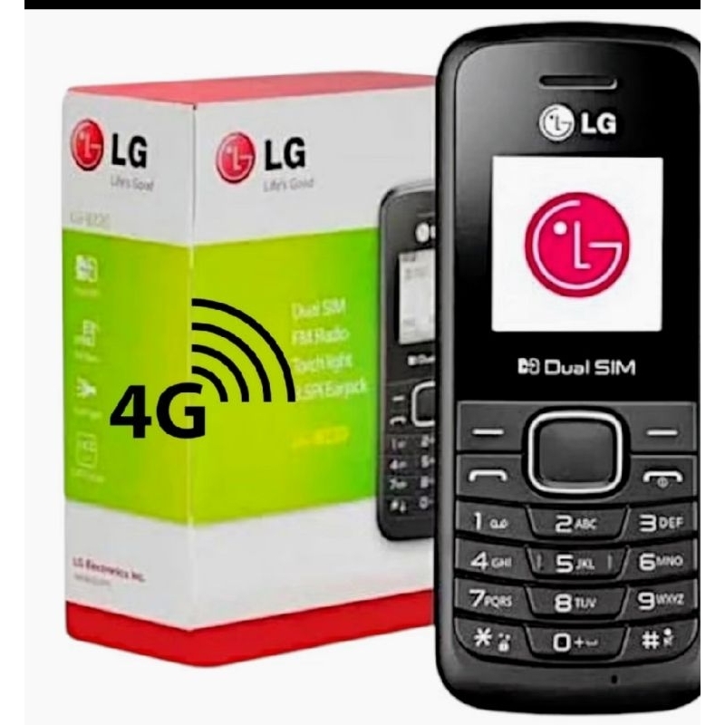 Celular LG B220 rural idoso fm completo botão para idoso