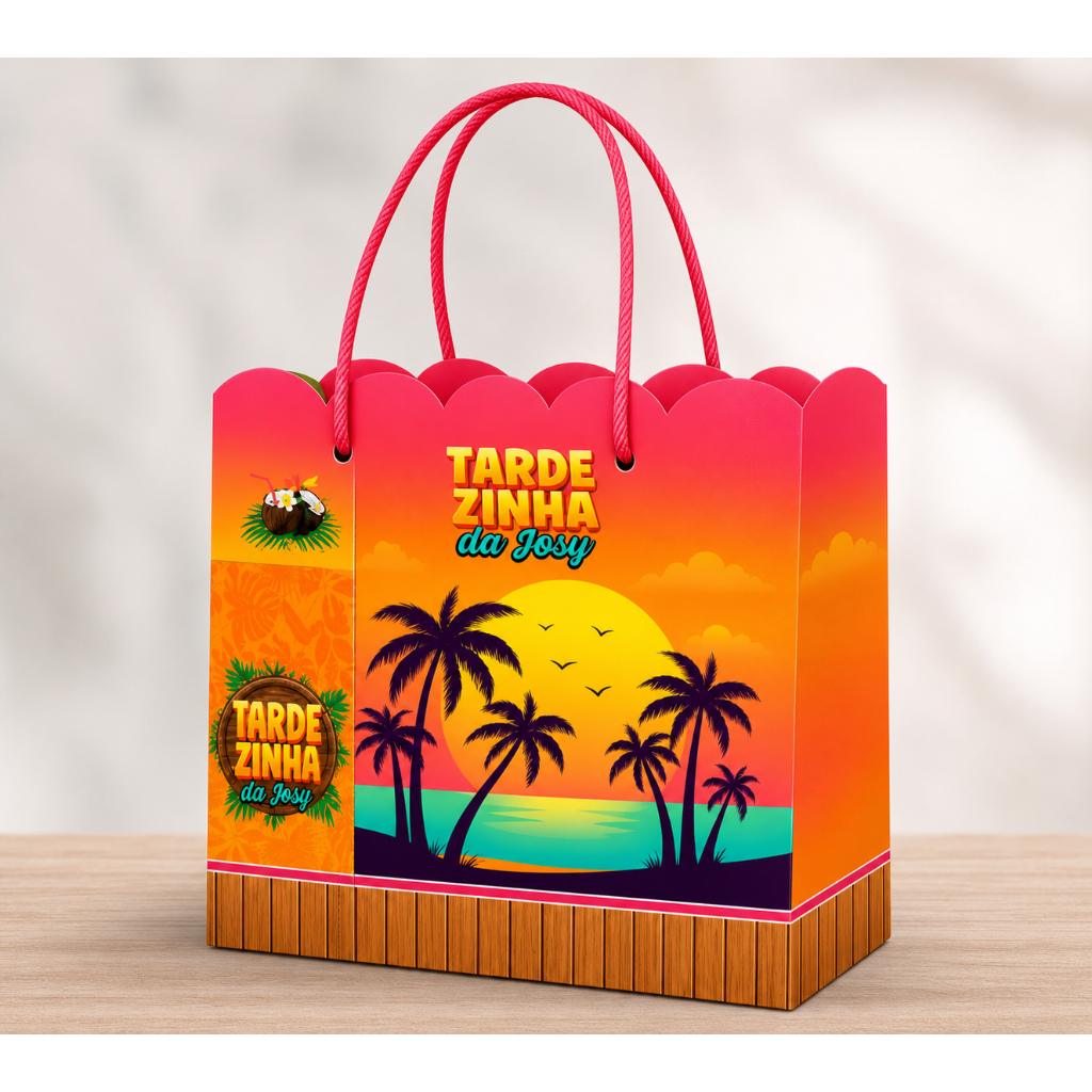 Sacolinha tardezinha, sacolas personalizadas festa aniversário lembrancinha todos os temas  pegue e monte