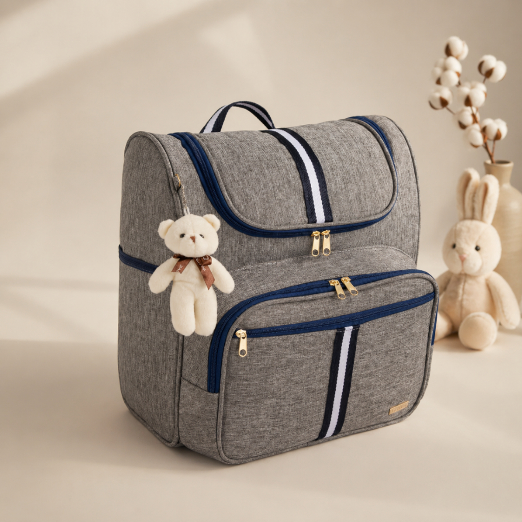 Mochila Bebê Infantil Maternidade 2 em 1 faixa  menino menina AMOR