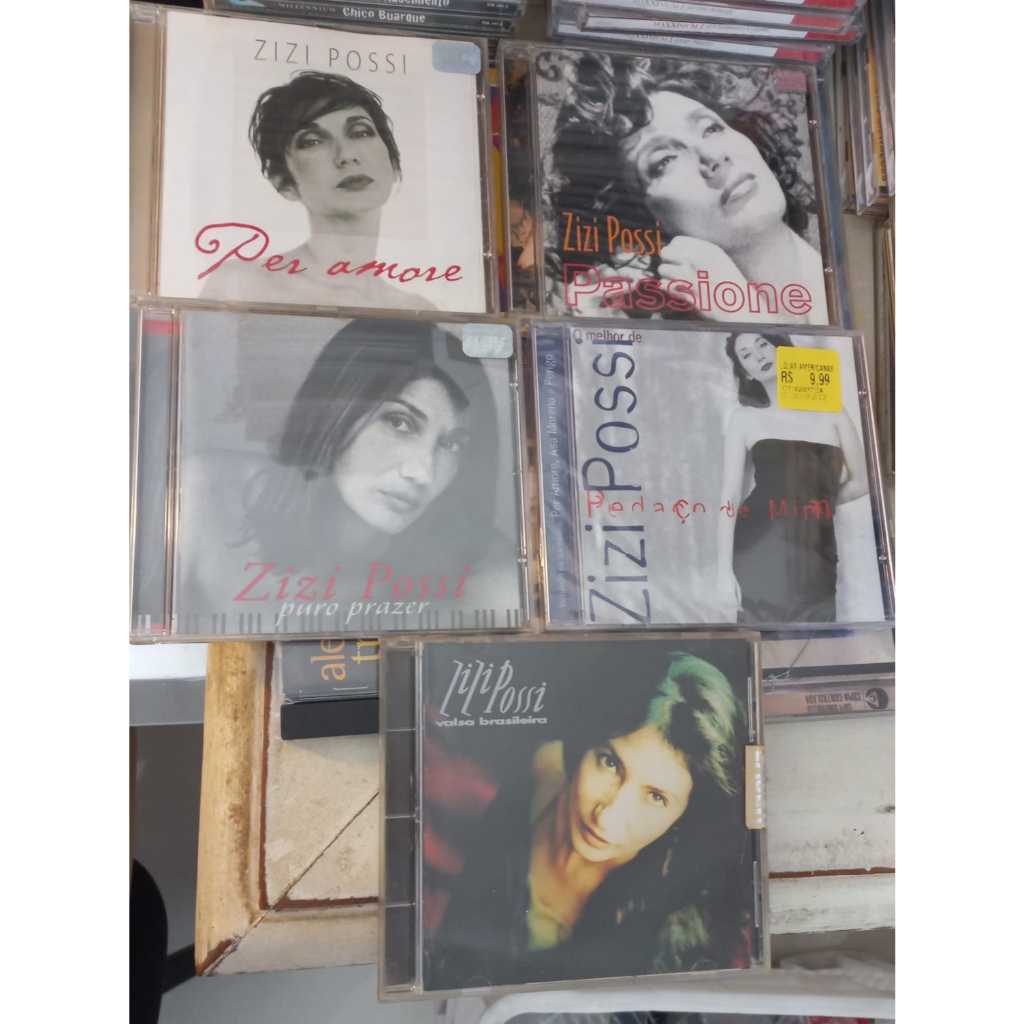 Cds Zizi Possi -Puro prazer - Valsa Brasileira Passione Per amor Pedaço de Mim (lacrado)