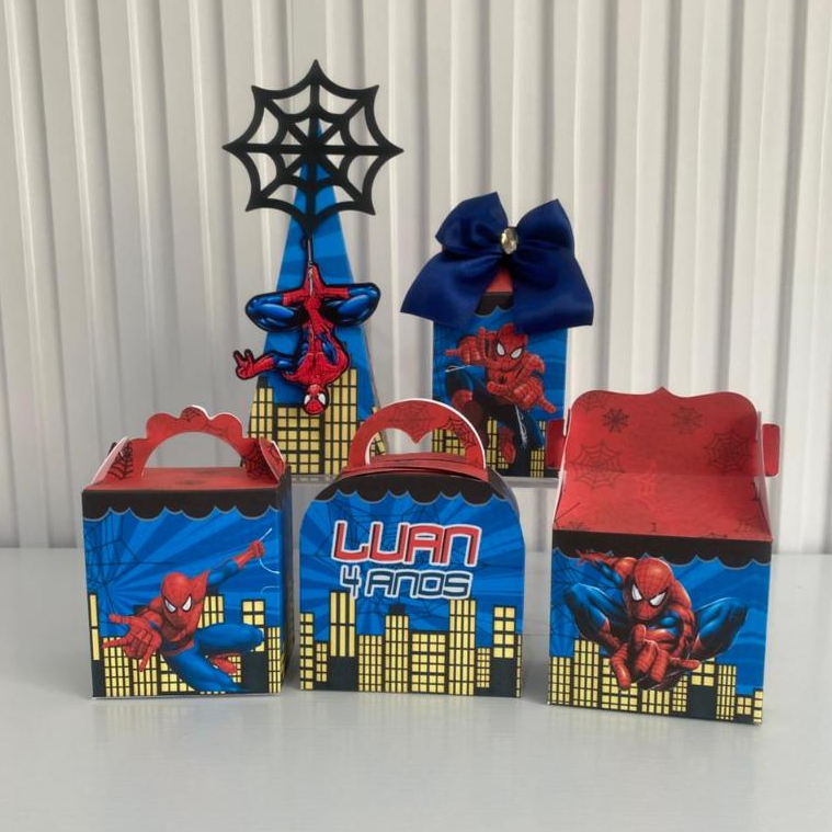 Kit Festa PEGUE E MONTE HOMEM ARANHA Lembrancinhas | Festa infantil / Lembrancinha personalizada