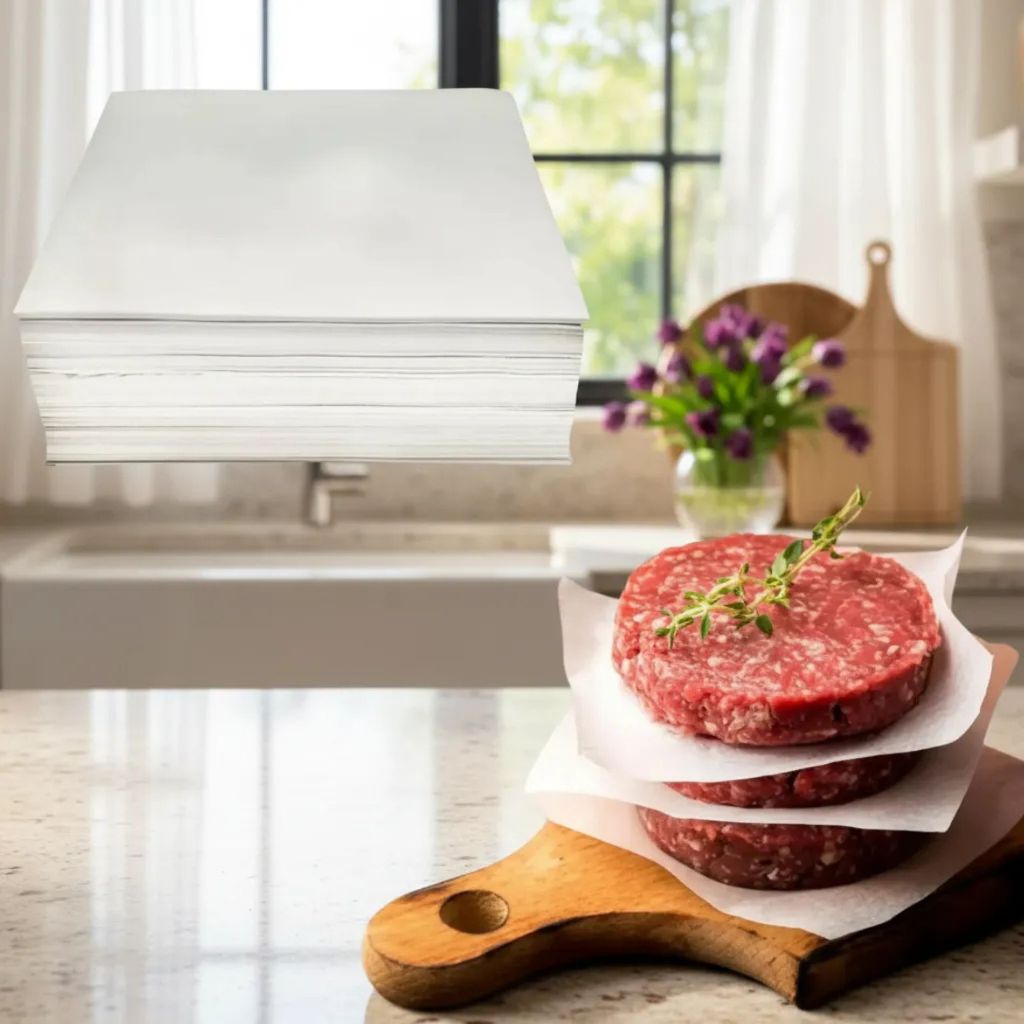 Separador Carne Hambúrguer 13x13cm BOPP 200un Atelini Freezer Geladeira